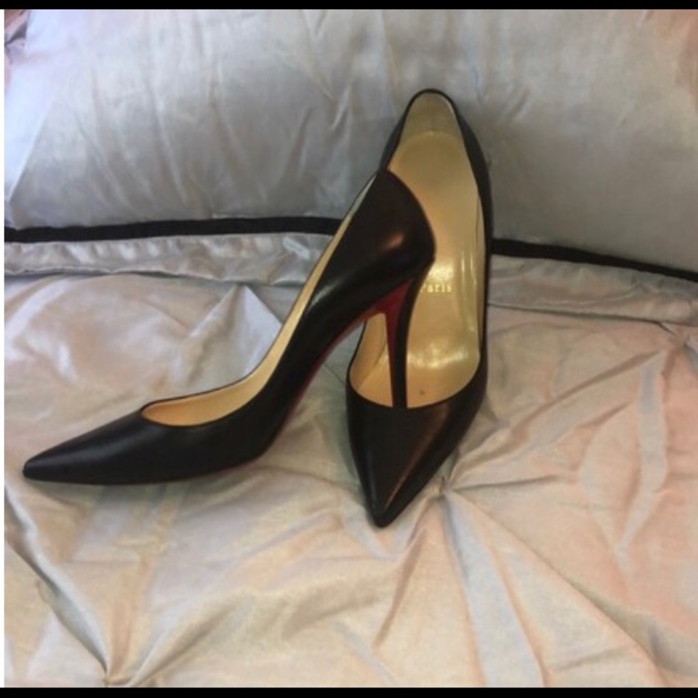 Black Christian Louboutin apostrophe 38.5 - Picture 2 of 11
